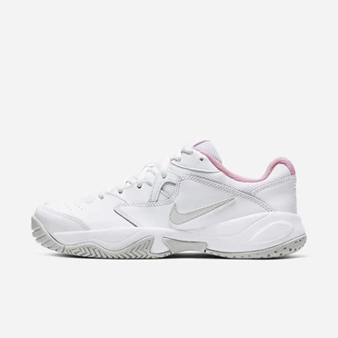 Nike NikeCourt Lite 2 Tenis Ayakkabısı Kadın Beyaz Pembe | TR4258239