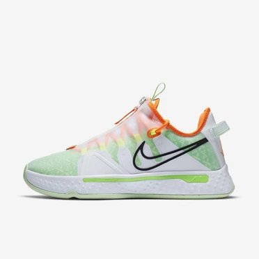 Nike PG 4 Basketbol Ayakkabısı Kadın Beyaz Renkli | TR4258361
