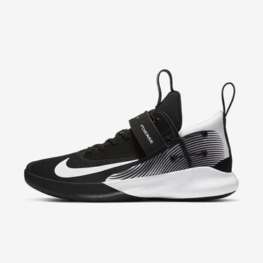 Nike Precision 4 Basketbol Ayakkabısı Erkek Siyah Beyaz | TR4258881