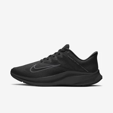 Nike Quest 3 Koşu Ayakkabısı Erkek Siyah Koyu Gri | TR4257971