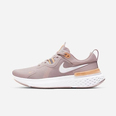 Nike React Miler Koşu Ayakkabısı Kadın Turuncu Pembe Beyaz | TR4257580