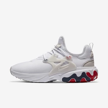 Nike React Presto Spor Ayakkabı Erkek Beyaz Lacivert Kırmızı Gri | TR4256832
