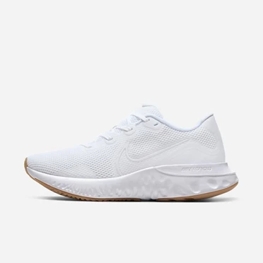 Nike Renew Run Koşu Ayakkabısı Erkek Beyaz Açık Kahverengi Beyaz | TR4259365