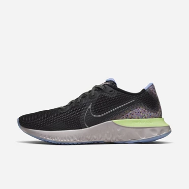 Nike Renew Run Koşu Ayakkabısı Kadın Siyah Mor Kraliyet Mavisi Metal Koyu Gri | TR4258330