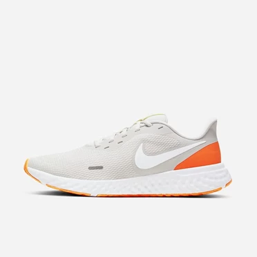 Nike Revolution 5 Koşu Ayakkabısı Erkek Platini Pembe Limon Beyaz | TR4259166