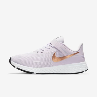 Nike Revolution 5 Koşu Ayakkabısı Kadın Açık Mor Açık Pembe Siyah Metal Bakır | TR4258832