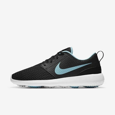 Nike Roshe G Golf Ayakkabısı Erkek Siyah Beyaz Açık Turkuaz | TR4257070