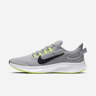Nike Run All Day 2 Koşu Ayakkabısı Erkek Gri Beyaz Siyah | TR4257109