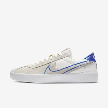 Nike SB Bruin React Kaykay Ayakkabısı Erkek Beyaz Pembe Pembe Mavi | TR4257362