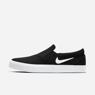 Nike SB Charge Kaykay Ayakkabısı Erkek Siyah Siyah Beyaz Beyaz | TR4258830