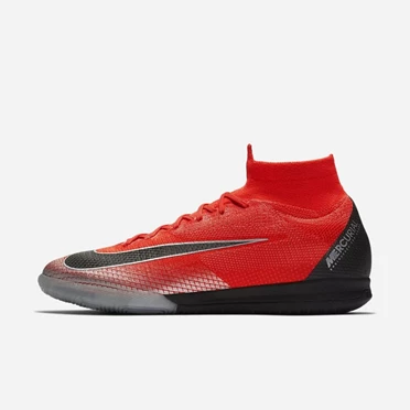 Nike SuperflyX 6 Elite Krampon Erkek Kırmızı Koyu Gri Siyah | TR4258938