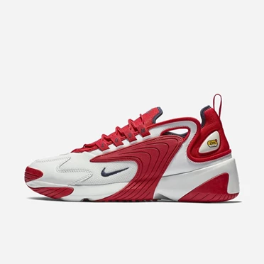 Nike Zoom 2K Spor Ayakkabı Erkek Beyaz Kırmızı Obsidian | TR4256952