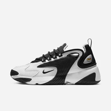 Nike Zoom 2K Spor Ayakkabı Erkek Beyaz Siyah | TR4259296