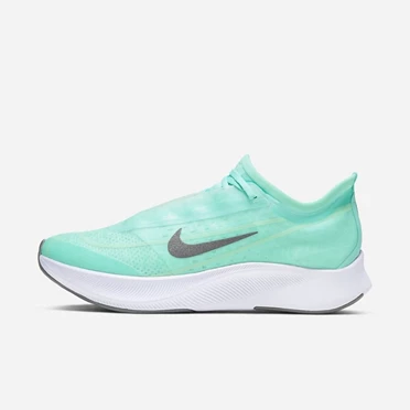 Nike Zoom Fly 3 Koşu Ayakkabısı Kadın Yeşil Beyaz Mavi Gri Gri | TR4256806