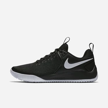 Nike Zoom HyperAce 2 Voleybol Ayakkabısı Kadın Siyah Beyaz | TR4257270