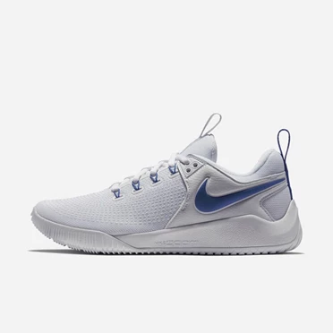 Nike Zoom HyperAce 2 Voleybol Ayakkabısı Kadın Beyaz Kraliyet Mavisi | TR4259659
