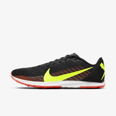 Nike Zoom Rival Waffle Yarış Ayakkabısı Erkek Siyah Açık Kırmızı Beyaz | TR4256769